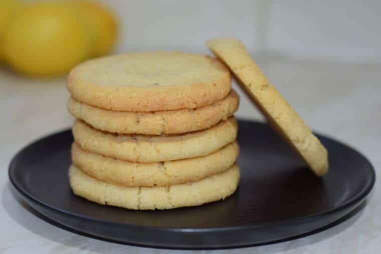 Gluten-free lemon almond shortbread - zesty melt-in-your-mouth biscuits