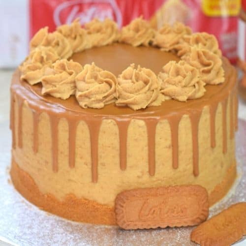 Lotus Biscoff Drip Cake