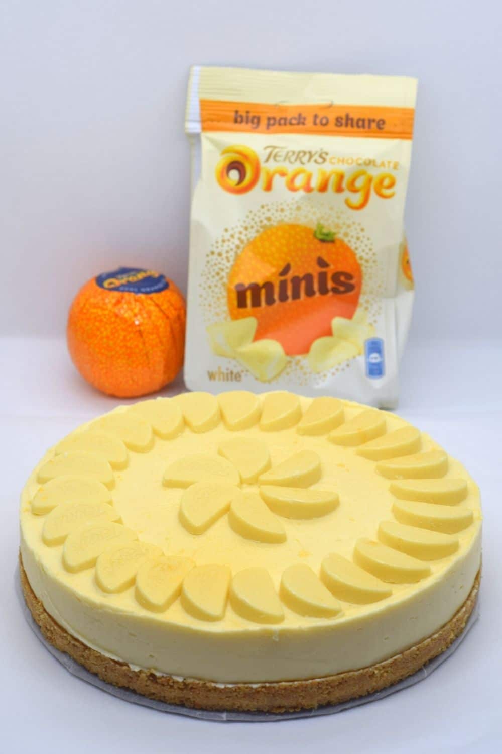 White chocolate orange no bake cheesecake recipe