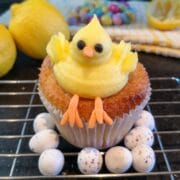 Easter Chick Lemon and Vanilla Cupcakes