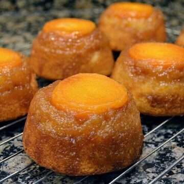 best warm mini apricot upside down cake