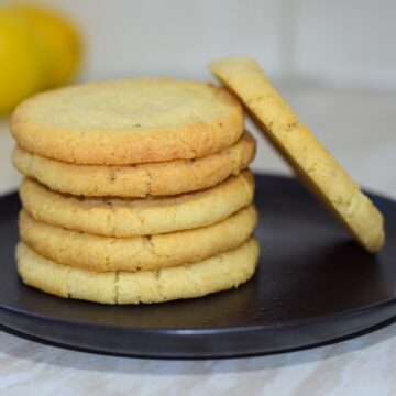gluten-free lemon almond shortbread cookies recipe