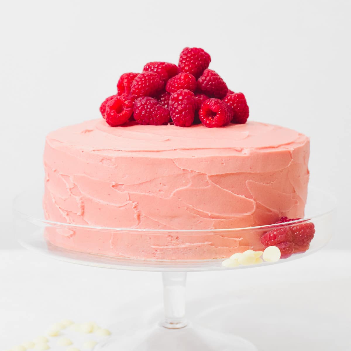 Easy Raspberry White Chocolate Cake Recipe - Sweet Mouth Joy