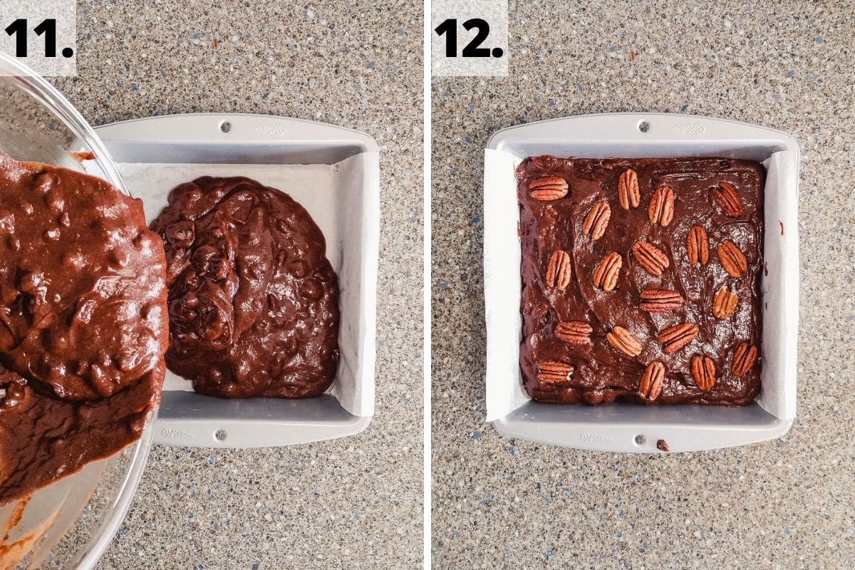 Pecan brownies recipe steps 11-12