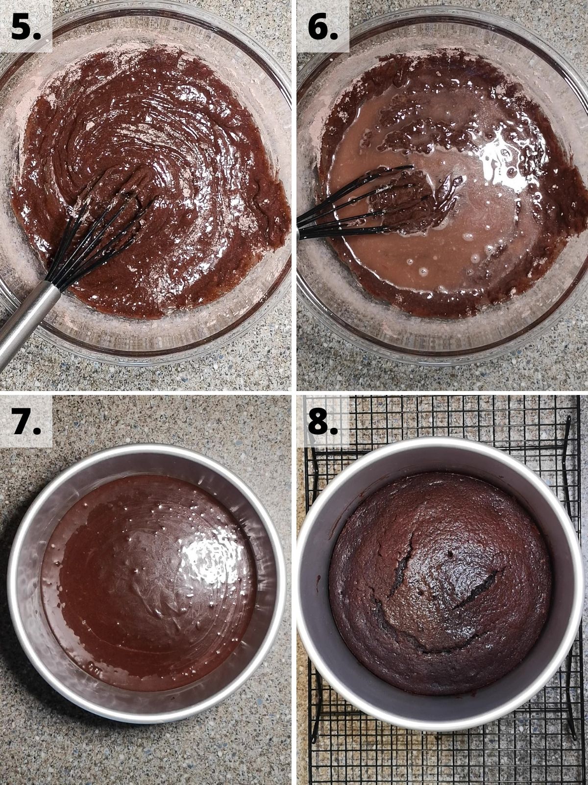 Chocolate cake pops recipe method steps 5 to 8