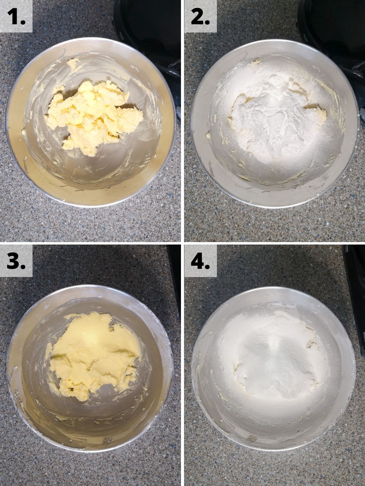 caramel buttercream recipe method steps 1 - 4