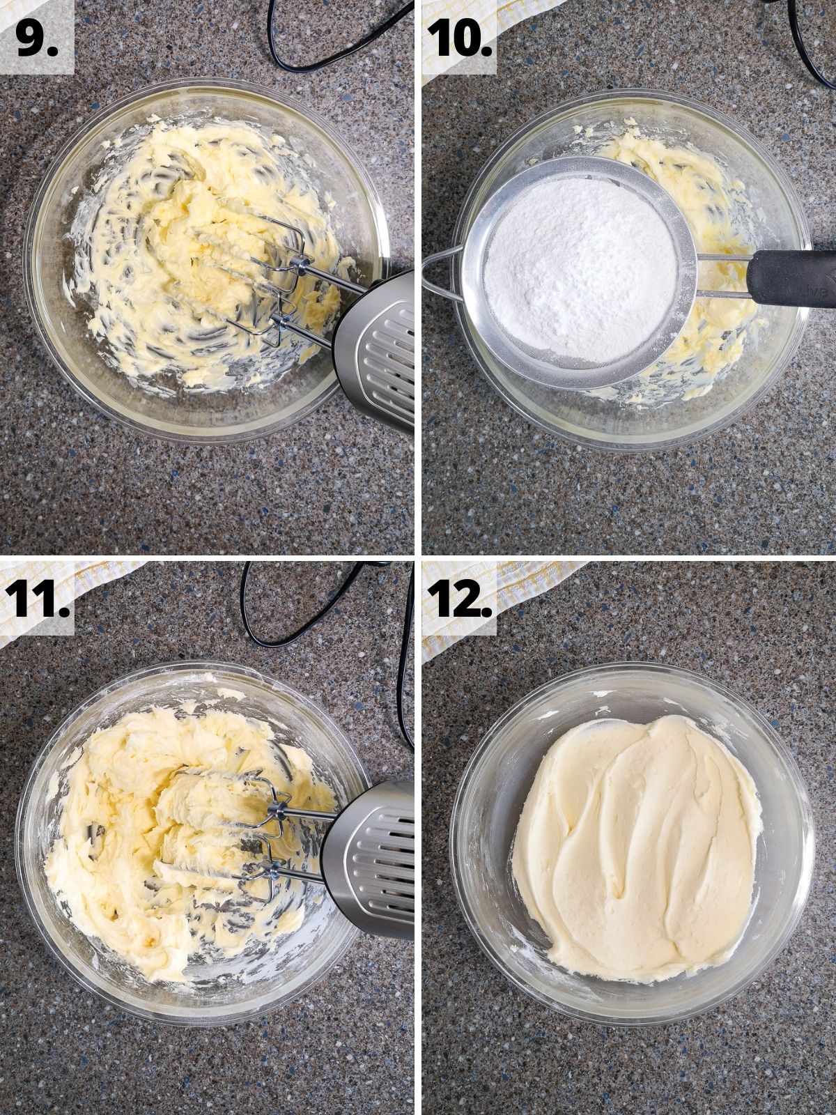 lemon curd cake recipe method frosting steps 9 - 12