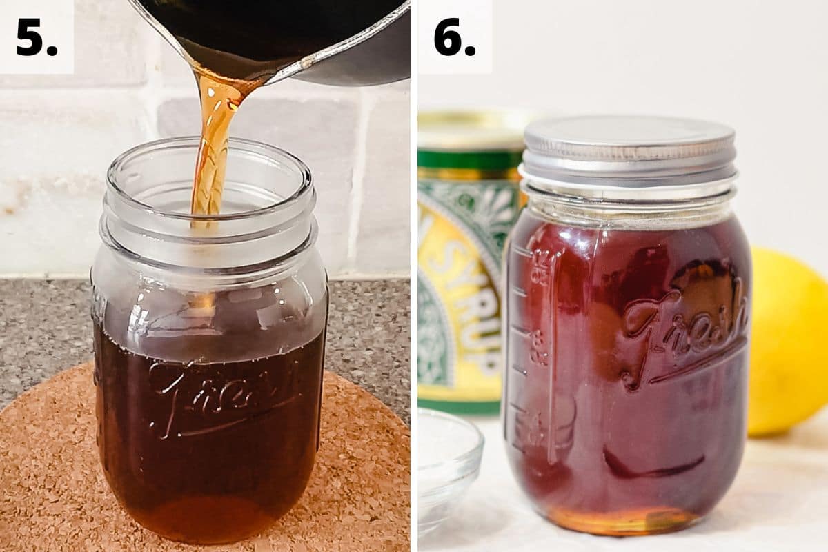 how to make homemade golden syrup recipe steps 5 - 6