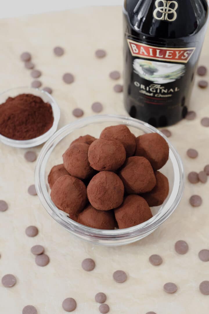BEST 3Ingredient Baileys Chocolate Truffles Sweet Mouth Joy