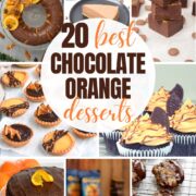 20 chocolate orange sweet treats desserts collage