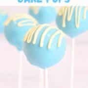 baby blue cake pops recipe.